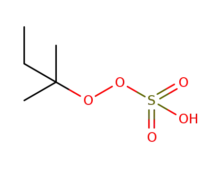 Molecular Structure of 1642887-92-0 (tert-amyl hydrogen peroxysulfate)