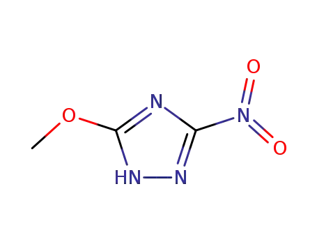 Molecular Structure of 72285-34-8 (3-nitro-5-methoxy-1,2,4-triazole)