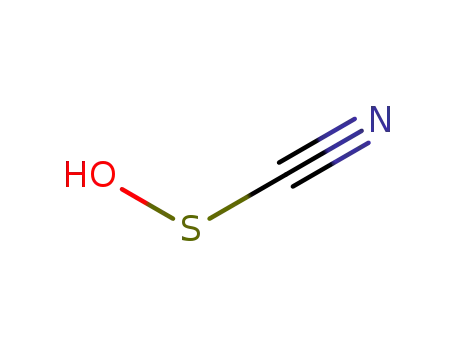 Molecular Structure of 64253-39-0 (Cyanosulfoxylic acid(9CI))