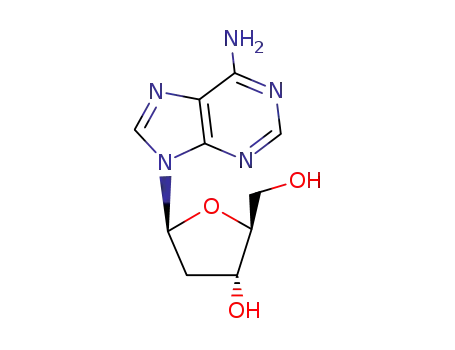 Molecular Structure of 14365-45-8 (2'-DEOXY-B-L-ADENOSINE)
