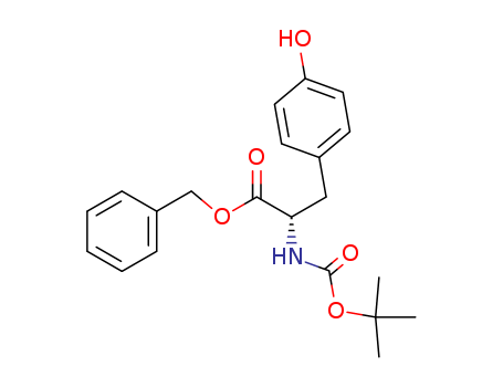 benzyl(2S)-3-(4-hydroxyphenyl)-2-[(2-methylpropan-2-yl)oxycarbonylamino]propanoate 19391-35-6