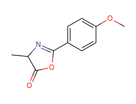 5(4H)-Oxazolone, 2-(4-methoxyphenyl)-4-methyl-, (4S)-