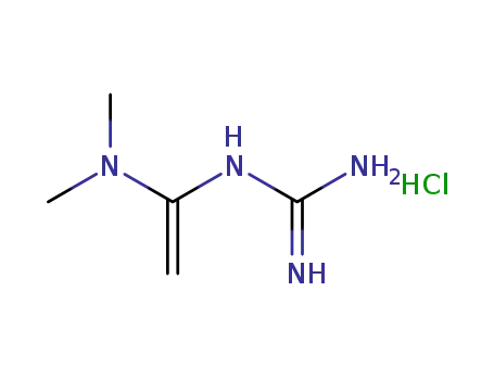 Molecular Structure of 1378856-94-0 (N,N-dimethylebiguanidinium chloride)