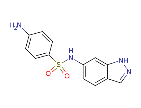 Benzenesulfonamide,4-amino-N-1H-indazol-6-yl-