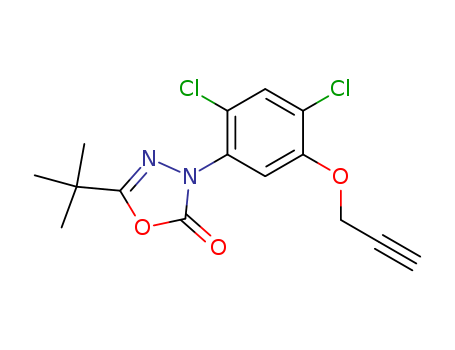 1,3,4-Oxadiazol-2(3H)-one,3-[2,4-dichloro-5-(2-propyn-1-yloxy)phenyl]-5-(1,1-dimethylethyl)-