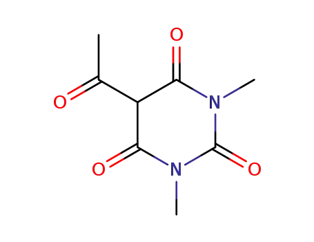Molecular Structure of 58713-03-4 (5-Acetyl-1,3-dimethylbarbituric)