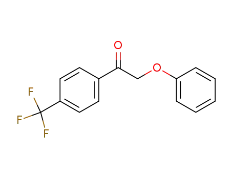 Molecular Structure of 166189-99-7 (Ethanone, 2-phenoxy-1-[4-(trifluoromethyl)phenyl]-)