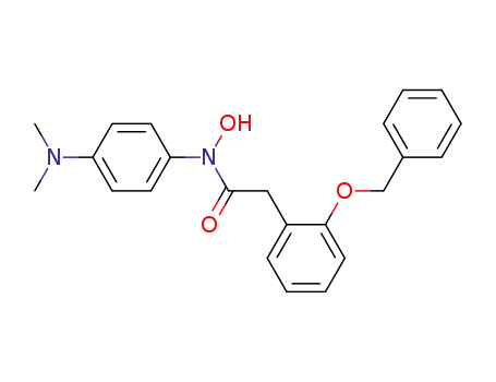 o-benzyloxyphenyl-N-hydroxy-N-(p-dimethylamino)phenylacetamide
