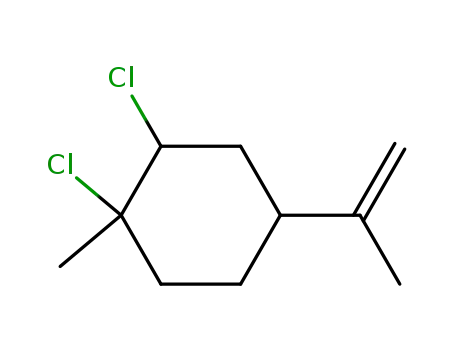 Molecular Structure of 98930-22-4 (1,2-dichloro-p-menth-8-ene)