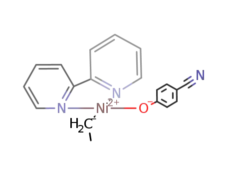Ni(C<sub>2</sub>H<sub>5</sub>)(OC<sub>6</sub>H<sub>4</sub>CN)(C<sub>10</sub>H<sub>8</sub>N<sub>2</sub>)