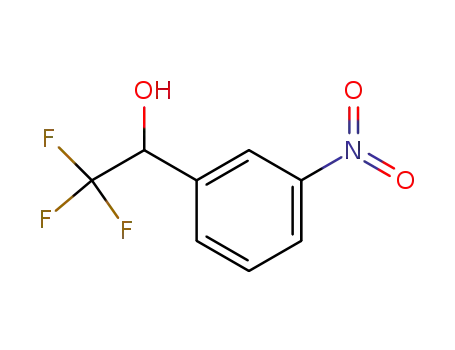 Molecular Structure of 453-77-0 (2,2,2-TRIFLUORO-1-(3-NITROPHENYL)-ETHANOL)