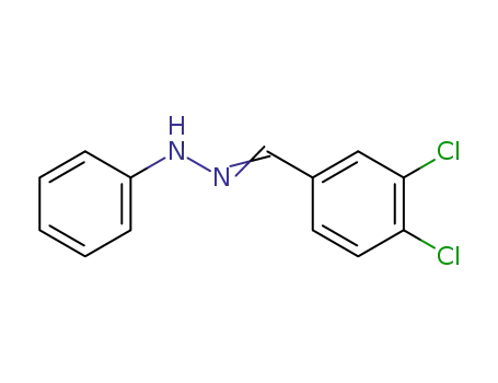 Molecular Structure of 21719-62-0 (3.4-Dichlorbenzaldehyd-phenylhydrazon)