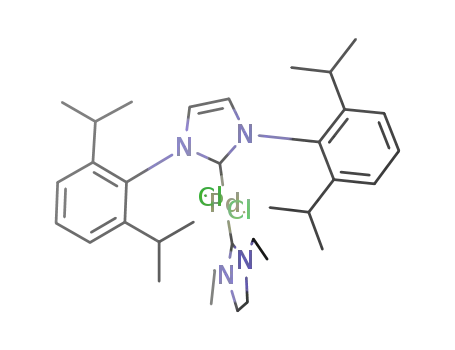 Molecular Structure of 1207373-09-8 (C<sub>34</sub>H<sub>50</sub>Cl<sub>2</sub>N<sub>4</sub>Pd)