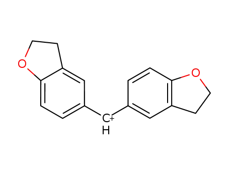 Molecular Structure of 87901-52-8 (Methylium, bis(2,3-dihydro-5-benzofuranyl)-)