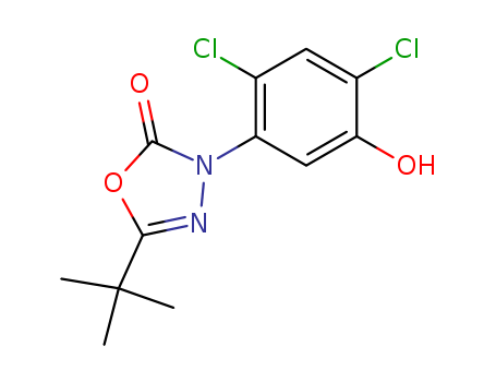 1,3,4-Oxadiazol-2(3H)-one,3-(2,4-dichloro-5-hydroxyphenyl)-5-(1,1-dimethylethyl)-