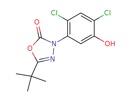 3-(2,4-Dichloro-5-hydroxyphenyl)-5-(1,1-dimethylethyl)-1,3,4-oxadiazol-2(3H)-one