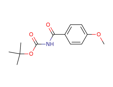 Molecular Structure of 120158-06-7 (tert-butyl (4-methoxybenzoyl)carbamate)