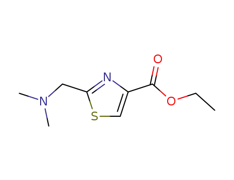 Molecular Structure of 82586-66-1 (ethyl 2-[(dimethylamino)methyl]thiazole-4-carboxylate)
