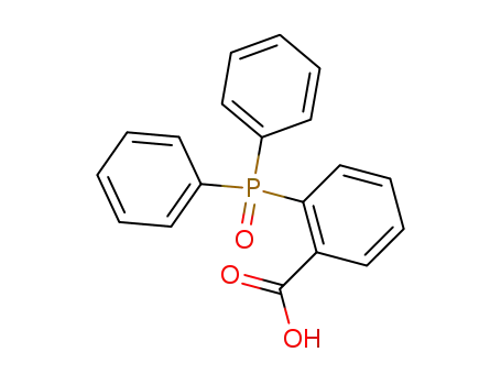 Molecular Structure of 2572-40-9 (Benzoic acid, 2-(diphenylphosphinyl)-)