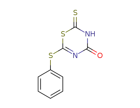 6-(Phenylthio)-2-thioxo-2,3-dihydro-4H-1,3,5-thiadiazin-4-one