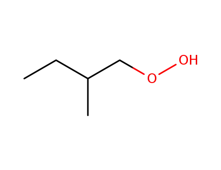 Molecular Structure of 90325-04-5 (Hydroperoxide, 2-methylbutyl)