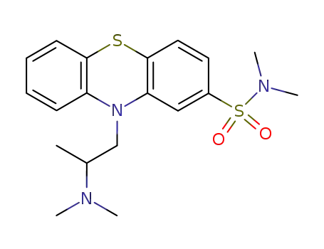 Molecular Structure of 7456-24-8 (Dimetotiazine)