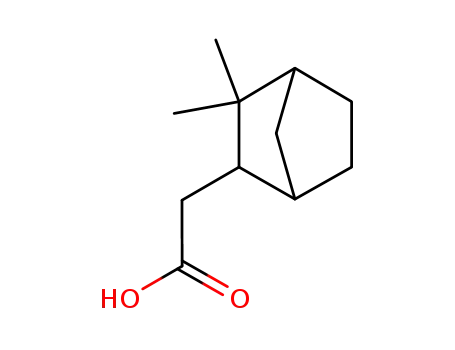 Molecular Structure of 39850-65-2 ((3,3-dimethylbicyclo[2.2.1]hept-2-yl)acetic acid)