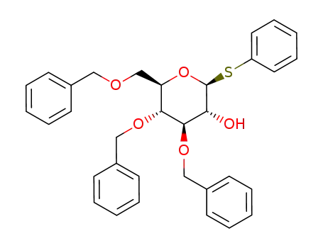 b-D-Glucopyranoside, phenyl 3,4,6-tris-O-(phenylmethyl)-1-thio-
