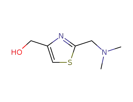 Molecular Structure of 78441-69-7 (2-(DIMETHYLAMINOMETHYL)-4-THIAZOLEMETHANOL)