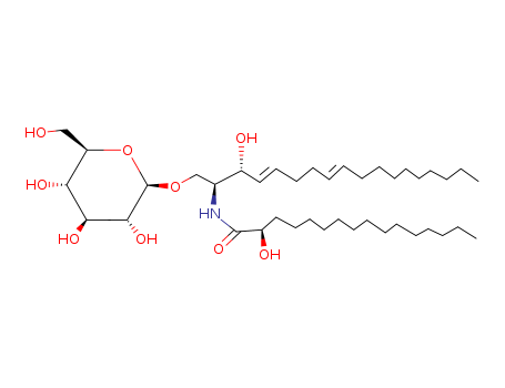 Hexadecanamide,N-[(1S,2R,3E,7E)-1-[(b-D-glucopyranosyloxy)methyl]-2-hydroxy-3,7-heptadecadien-1-yl]-2-hydroxy-,(2R)-