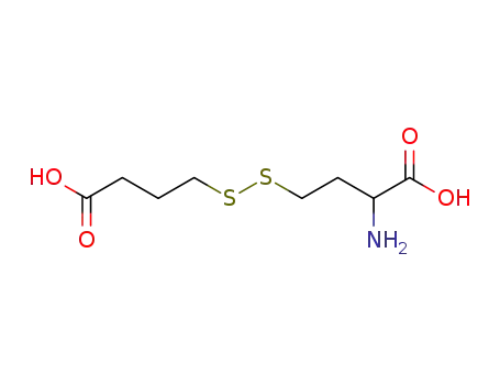 Molecular Structure of 1160162-67-3 ((RS)-2-amino-4-[(3-carboxypropyl)disulfanyl]butanoic acid)