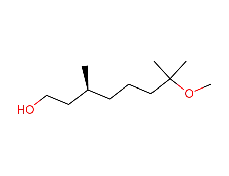 Molecular Structure of 114807-42-0 (1-Octanol, 7-methoxy-3,7-dimethyl-, (S)-)