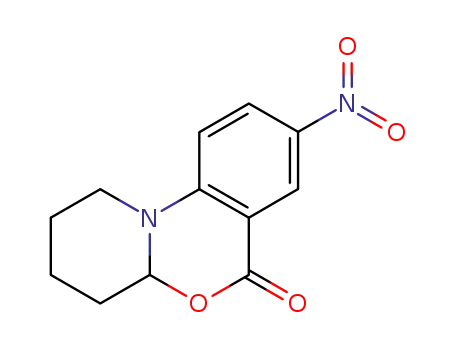 8-Nitro-perhydro-pyrrido<1,2-b>benz-1,3-oxazin-6-on
