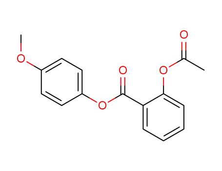 Molecular Structure of 83570-56-3 (Benzoic acid, 2-(acetyloxy)-, 4-methoxyphenyl ester)