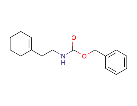 Molecular Structure of 245321-69-1 ((2-Cyclohex-1-enyl-ethyl)-carbamic acid benzyl ester)
