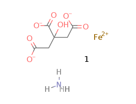 1,2,3-Propanetricarboxylicacid, 2-hydroxy-, ammonium iron salt (1: : )