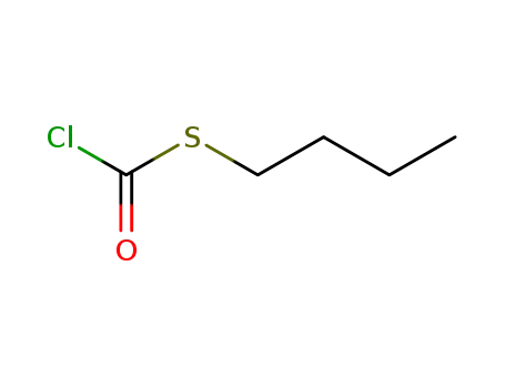 Molecular Structure of 13889-94-6 (S-BUTYL CHLOROTHIOFORMATE, 96%)