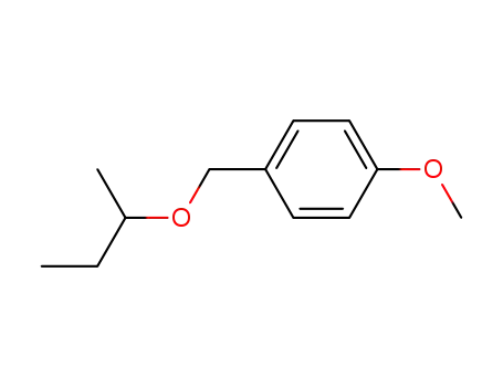Molecular Structure of 732286-12-3 (Benzene, 1-methoxy-4-[(1-methylpropoxy)methyl]-)