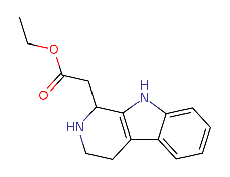 1H-Pyrido[3,4-b]indole-1-aceticacid, 2,3,4,9-tetrahydro-, ethyl ester
