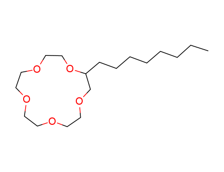 1,4,7,10,13-Pentaoxacyclopentadecane,2-octyl-