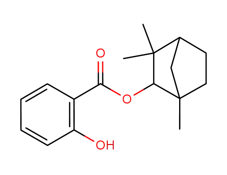 Molecular Structure of 7462-24-0 (1,3,3-trimethylbicyclo[2.2.1]hept-2-yl salicylate)