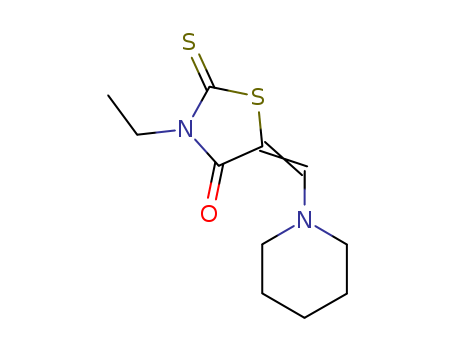 4-Thiazolidinone,3-ethyl-5-(1-piperidinylmethylene)-2-thioxo-