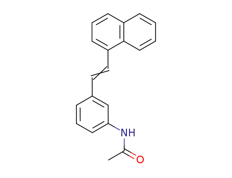 Acetamide, N-[3-[2-(1-naphthalenyl)ethenyl]phenyl]-