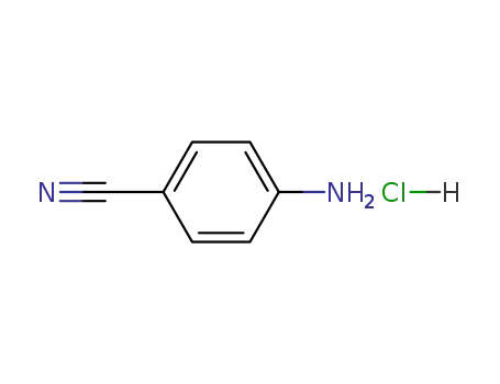 Molecular Structure of 2570-98-1 (4-aminobenzonitrile hydrochloride)