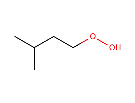 Molecular Structure of 33936-17-3 (Hydroperoxide, 3-methylbutyl)