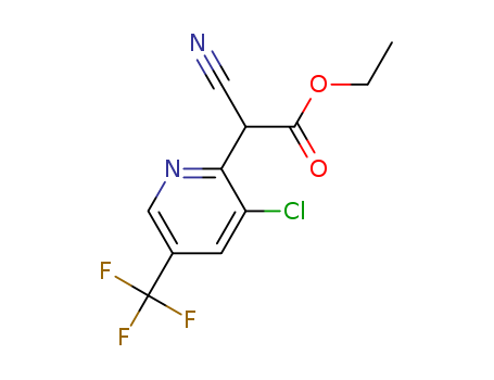 Ethyl 2-[3-Chloro-5-(trifluoromethyl)-2-pyridyl]-2-cyanoacetate