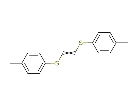 1-methyl-4-[(E)-2-(4-methylphenyl)sulfanylethenyl]sulfanyl-benzene cas  5324-85-6