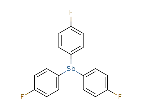Molecular Structure of 33756-42-2 (tri-p-fluorophenylstibine)