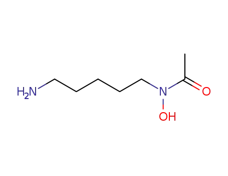 Molecular Structure of 144108-69-0 (N-acetyl-N-hydroxy-1,5-diaminopentane)