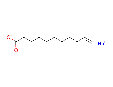 Molecular Structure of 3398-33-2 (Sodium undecylenate)